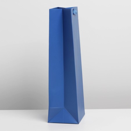 Gift package for a bottle, packaging, "blue", 13 x 36 x 10 cm-1