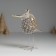 Polystone souvenir "A bird with a long beak, in the crown" 14x7x15 cm