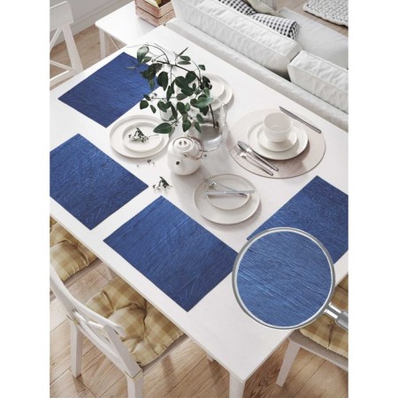 A set of napkins for setting the table "Dense drawing", rectangular, size 32x46 cm, 4 pcs-1