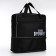 Road bag with lightning, with an increase, external pocket, long belt, black color