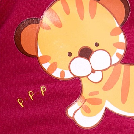 Soft toy "Basik in a Tigeron Print T -shirt", 30 cm-3