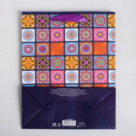 Package Gift Laminated Vertical, packaging, Mosaika, l 31 x 40 x 11.5 cm-2