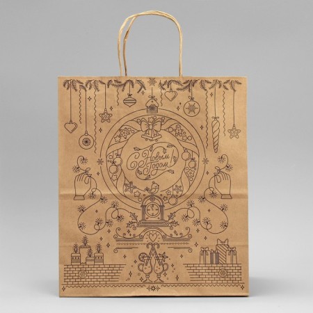 Crafts "Happy New Year", 24 x 28 x 14 cm, new year-2