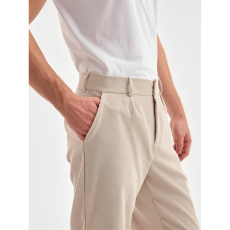 Male pants (1), minku, gray-beige color, rr 46-1