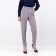 Women's pants Minaku: classic color gray, river 52