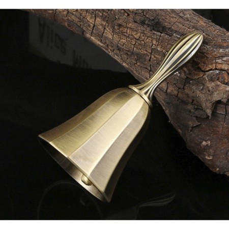 Metal bell, 10 x 4 cm, bronze-2