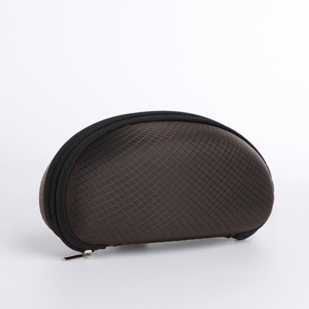 Lightning glasses case, brown color