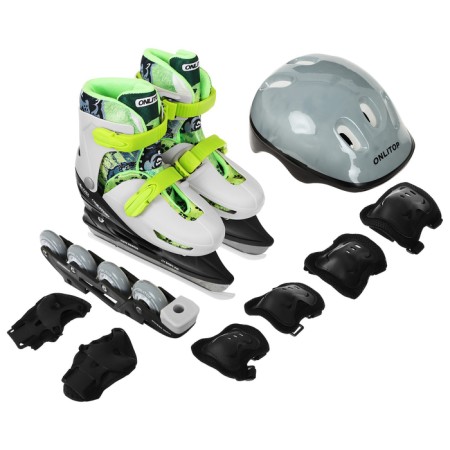 Set: skates of children's sliding onlitop, with a roller platform, protection, p. 34-37-8