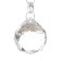 Chantal chandelier 5x40W E14 white+gold 58x58x50 cm Bayerlux