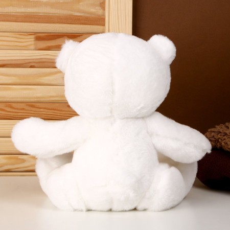 Soft toy "Bear", 25 cm, white color-2