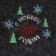 Mitten for a bath with embroidery "with a light steam. Happy New Year" gray