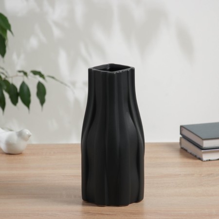 VAZA Keramics Table "Allesio" 25.5x12 cm, black-1