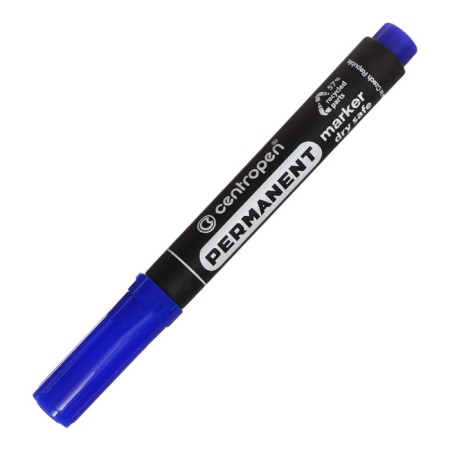 Permanent marker 2.5 mm centropen 8510, blue color (persistent to drying)-4