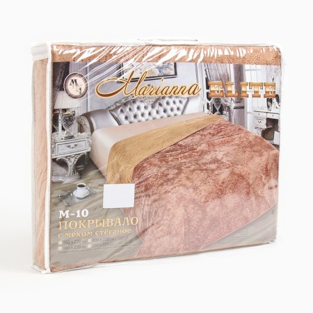 Elite cover with fur, 160x220 cm, PE100%-4