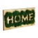 The keyrean is wall -mounted with moss "Home".