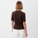 Jumper Female Minaku: Casual Collection Chocolate Color, Rr. 48