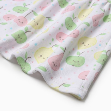 Bloom Baby Dress Fruit with DL. Sleeve, p. 62 cm, milk-4