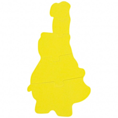 Soft puzzle for kids "Pyramid: Farm animals", 5 parts, crumb I-15