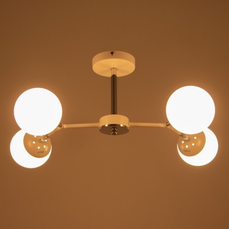 Chandelier gallop "molecule" 4x60W E27 white-2