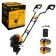 Cultivator battery DEKO DKET40V, 20 V, 2x4 Ah, depth/width 180/360 mm