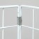 The basket-drill is folding, on wheels, 1 shelf, 60 × 60 × 80 cm, white color