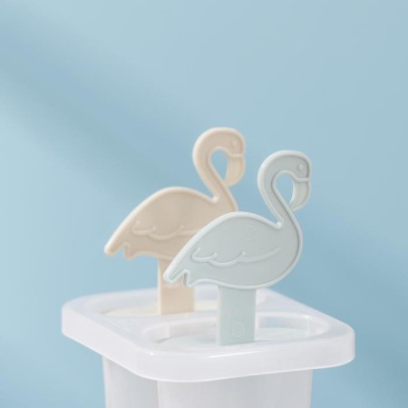Flamingo ice cream form, 7.5 × 6 × 15 cm, 2 cells, color mix-1