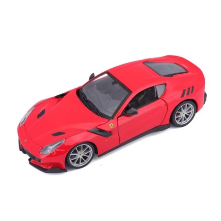 Racing machine BBURAGO Ferrari F12TDF, DIE-CAST, 1:24, Red color, opening doors-5