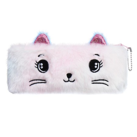 Penal School fur on the zipper Calligrata "cat", mix-11