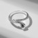 New Year! Symbol of the year 2025! Ring "Snake" miniature, color silver, dimensionless