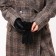 Gloves are female, dimensionless, without insulation, black color