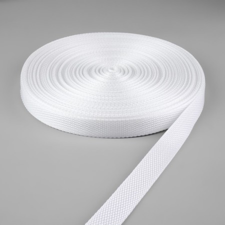 Ratele sling, 20 mm, 50 ± 1 m, density 6.3 g/m, white color No. 3-2
