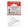 Shurup-ring Stroybat, white zinc, 5x40 mm, 2 pcs