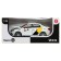 Metal machine "Lada Vesta Yandex Taxi" 1:24, doors, baggage, voiced, white color open