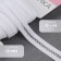 Decorative gum, 13 mm, 10 ± 1 m, white color