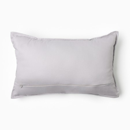 Ethel pillow, 30x50+1 cm, light gray, 100% cotton-2