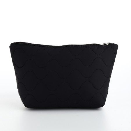 Cosmetic bag a single-flower, 25*7.5*14, lightning department, lining, black-1