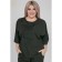 Female blouse, size 62, black color