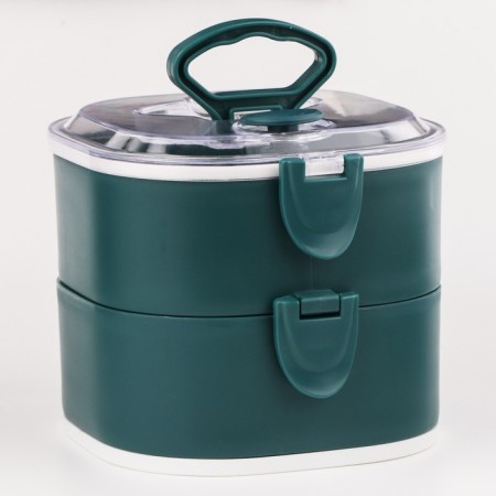 Lunch Boxing with the branches large, a container for food "Sepa", 1.85 l, with instruments, level 2, 17 x 15-2