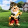 Garden Figure "Gnome Hooligan" 39x23x17cm