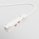 Power supply for the track system Technical TRA004B-22W, 54x1.8x1.8 cm, white color