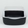 Toilet with side, 50x35x18 cm, black