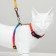 A set for cats "Rainbow", width 1 cm, Osh 16.5-27, OG 21-35 cm, leash 120 cm