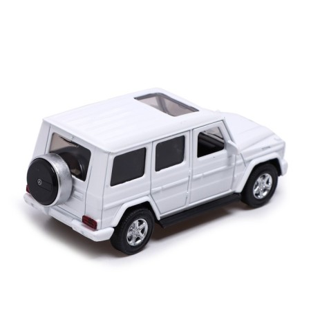 Metal Mercedes-Benz G350D, 1:42, inertia, doors open, white color-3