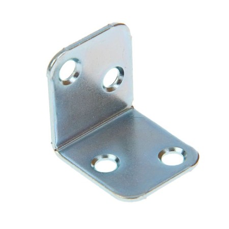 Furniture corner 28x28x1.5 mm, zinc, in packaging 700 pcs.