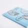 Cover for passport, blue color