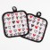 Kitchen set (2 items) Ethel Lovelife “hearts”, take 17x17 cm - 2 pcs, 100% p/e