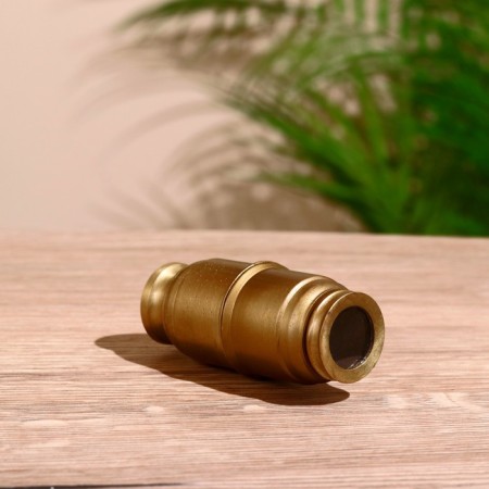 Test pipe drum, in a leather case 10.5 cm-2