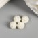 Beads for creativity plastic "ribbed" pearl set d = 1 cm 20 g
