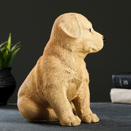 Garden figure "Labrador puppy" 17x12x20cm-7