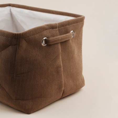Box for storing things SL Home, 35 × 25 × 23 cm, gray color-3